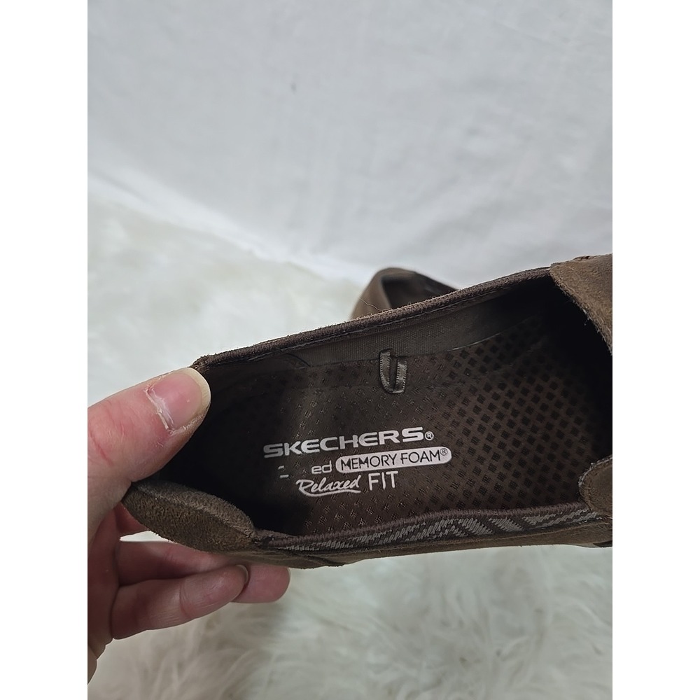 SKECHERS Reggae Fest 2.0 Sweet Move‎ Women's 8.5 Brown Slip On Loafers Shoes - Picture 9 of 9